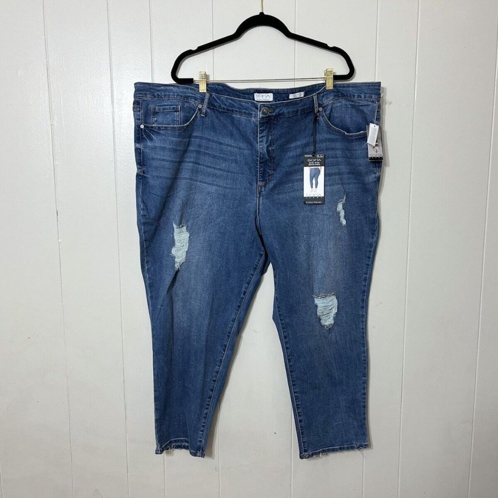 Sofia Vergara Women's Sofia Skinny Ankle Jeans Size 28 NWT